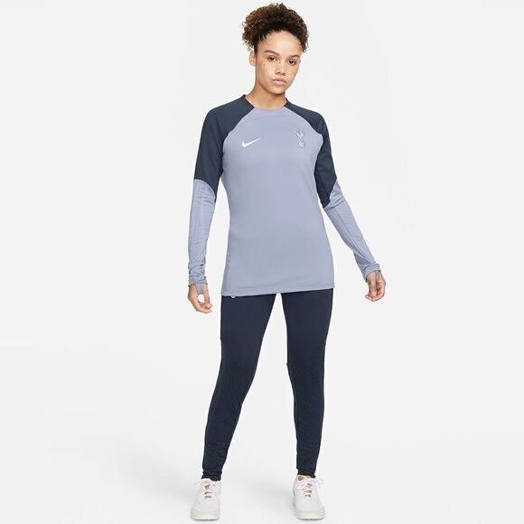 Nike Tottenham Hotspur Dri-Fit Soccer Jacket Crew Neck Zipper Women's XS Blue LE - Picture 3 of 12